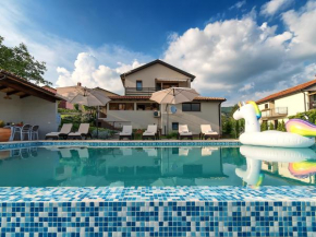 Family friendly apartments with a swimming pool Roc, Central Istria - Sredisnja Istra - 17942